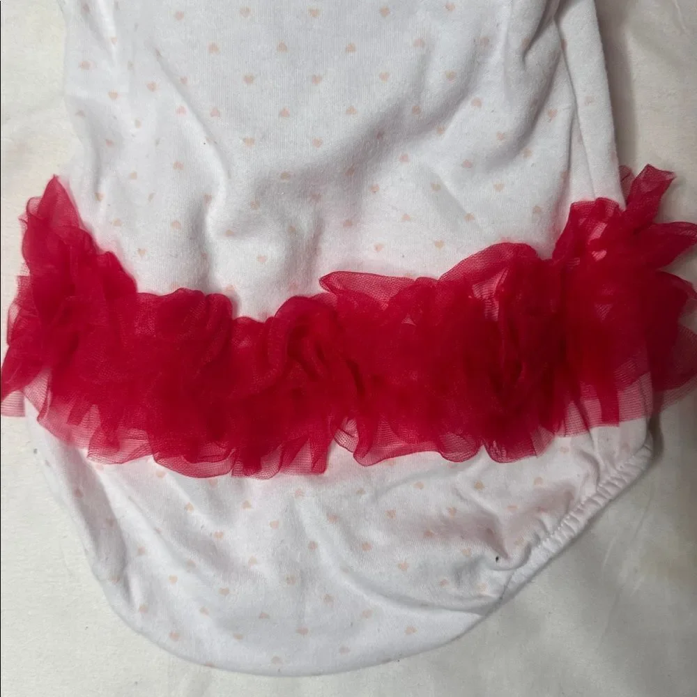 Kyle & Deena Baby 3 Piece “You Stole My Heart” Tulle Outfit. Size 0-3 Months.